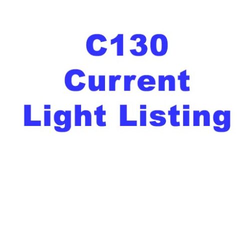 C130 Current Light Listing